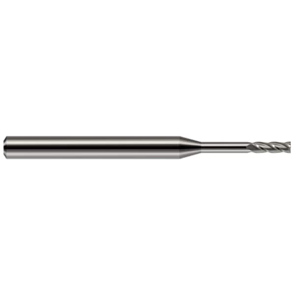Miniature End Mill - 4 Flute - Square, 0.2500" (1/4), Finish - Machining: Uncoated